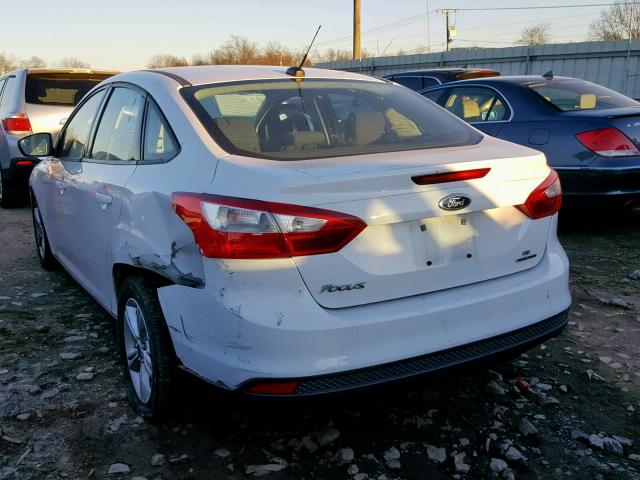 1FADP3F21EL400510 - 2014 FORD FOCUS SE WHITE photo 3