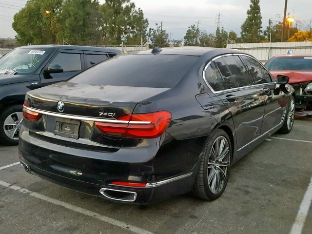 WBA7E2C56GG503954 - 2016 BMW 740 I BLACK photo 4