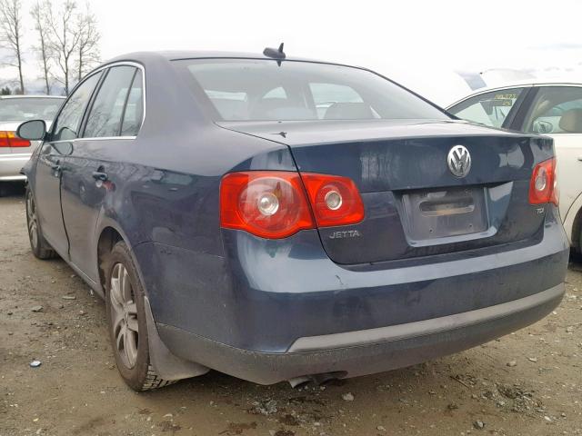 3VWST71K96M641045 - 2006 VOLKSWAGEN JETTA TDI GRAY photo 3