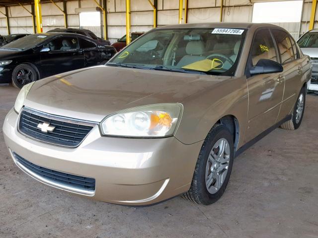 1G1ZS53886F259396 - 2006 CHEVROLET MALIBU LS 金色 照片 2