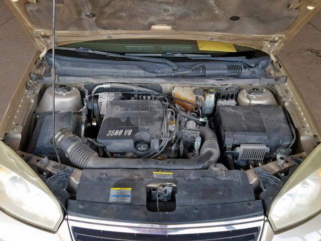 1G1ZS53886F259396 - 2006 CHEVROLET MALIBU LS 金色 照片 7