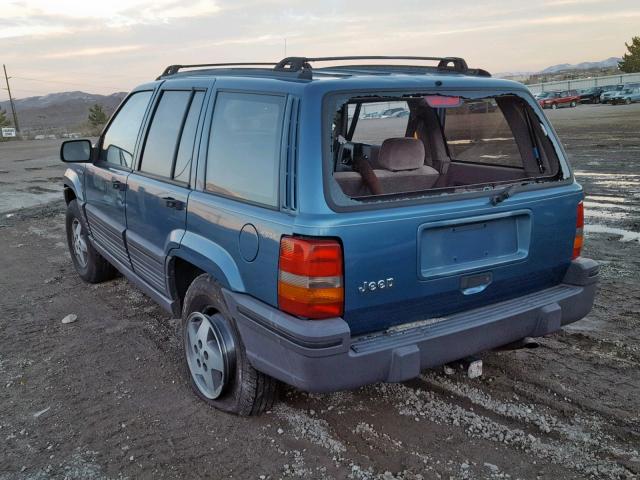 1J4GZ58S4RC216723 - 1994 JEEP GRAND CHER BLUE photo 3