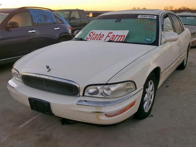 1G4CW54KX14276017 - 2001 BUICK PARK AVENU WHITE photo 2