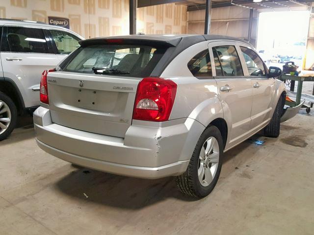 1B3CB4HA6AD545238 - 2010 DODGE CALIBER SX SILVER photo 4