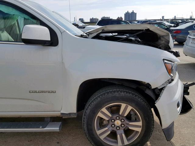 1GCGSBE3XF1207621 - 2015 CHEVROLET COLORADO L WHITE photo 9