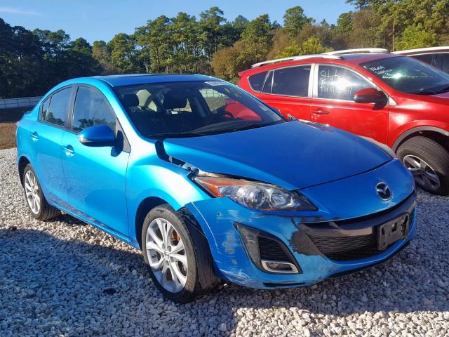 JM1BL1S50A1104885 - 2010 MAZDA 3 S BLUE photo 1