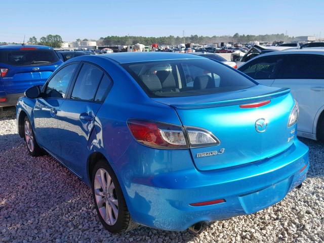 JM1BL1S50A1104885 - 2010 MAZDA 3 S BLUE photo 3