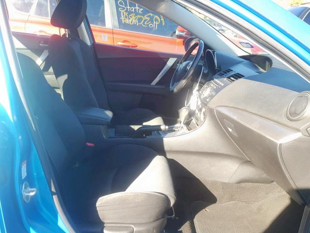 JM1BL1S50A1104885 - 2010 MAZDA 3 S BLUE photo 5