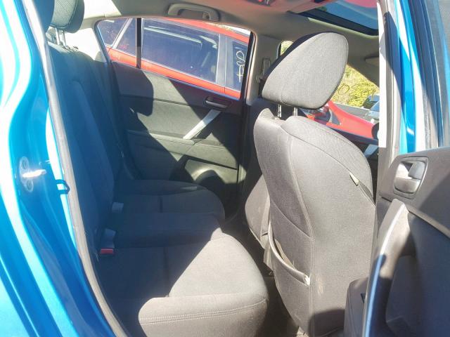 JM1BL1S50A1104885 - 2010 MAZDA 3 S BLUE photo 6