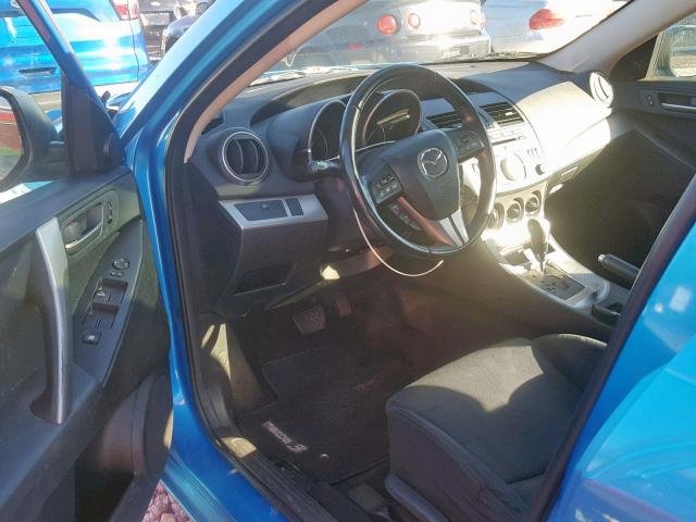 JM1BL1S50A1104885 - 2010 MAZDA 3 S BLUE photo 9