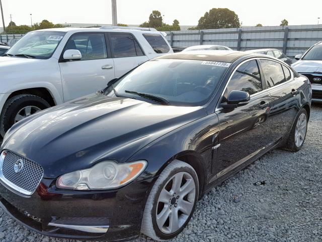 SAJWA0FA4AHR54536 - 2010 JAGUAR XF LUXURY BLUE photo 2