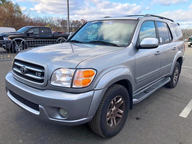 5TDBT48A43S191170 - 2003 TOYOTA SEQUOIA LI GRAY photo 3