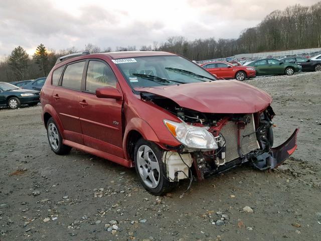 5Y2SL65866Z442173 - 2006 PONTIAC VIBE RED photo 1