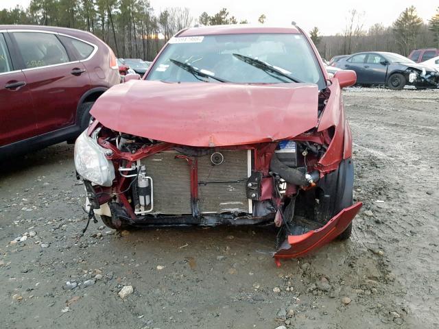 5Y2SL65866Z442173 - 2006 PONTIAC VIBE RED photo 9