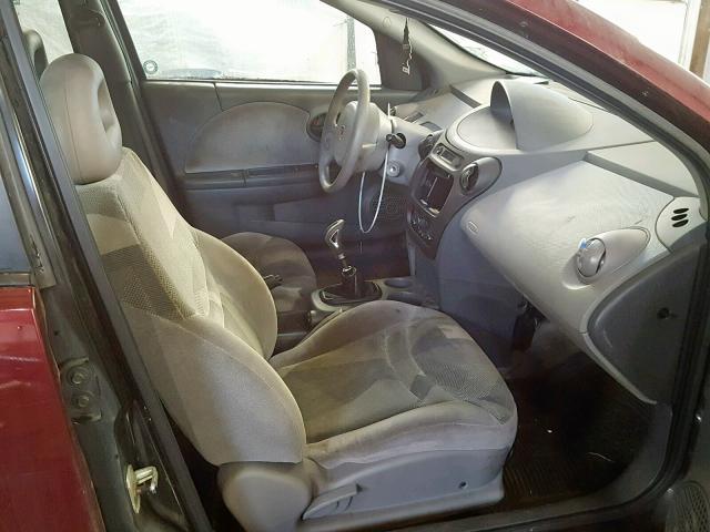 1G8AK52F33Z199617 - 2003 SATURN ION LEVEL 勃艮第红 照片 5