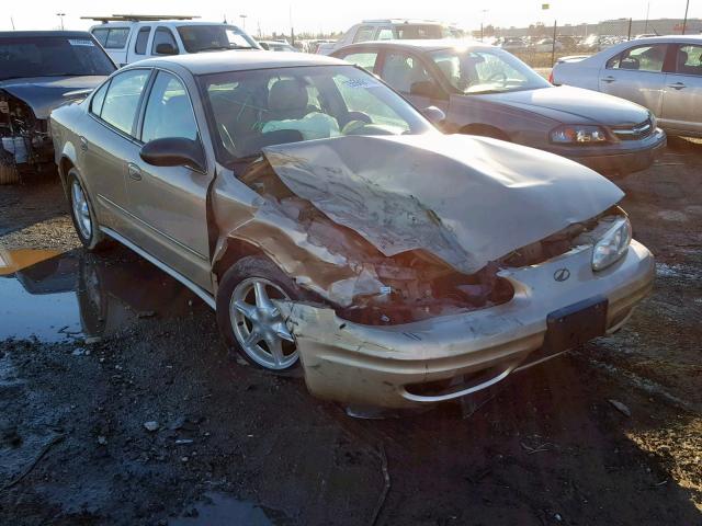 1G3NL52E23C156739 - 2003 OLDSMOBILE ALERO GL GOLD photo 1