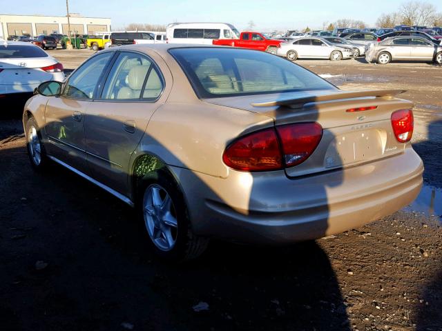 1G3NL52E23C156739 - 2003 OLDSMOBILE ALERO GL GOLD photo 3