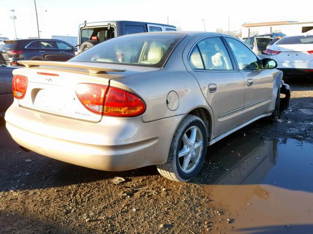 1G3NL52E23C156739 - 2003 OLDSMOBILE ALERO GL GOLD photo 4