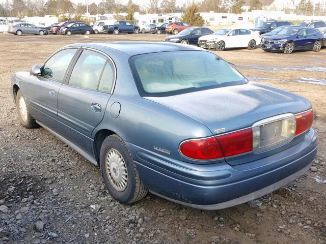 1G4HR54K11U123569 - 2001 BUICK LESABRE LI BLUE photo 3