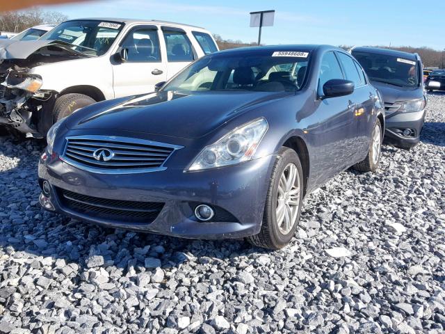 JN1CV6AR9BM353088 - 2011 INFINITI G37 BLUE photo 2