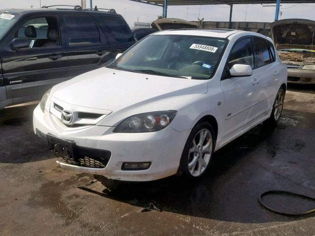 JM1BK343291205318 - 2009 MAZDA 3 S WHITE photo 2