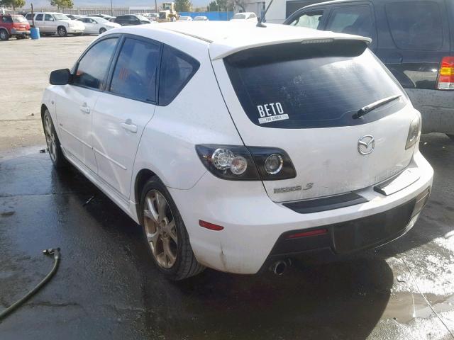 JM1BK343291205318 - 2009 MAZDA 3 S WHITE photo 3