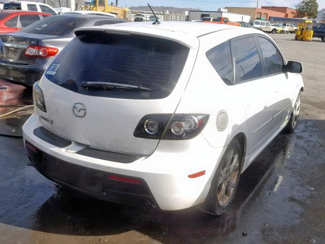 JM1BK343291205318 - 2009 MAZDA 3 S WHITE photo 4