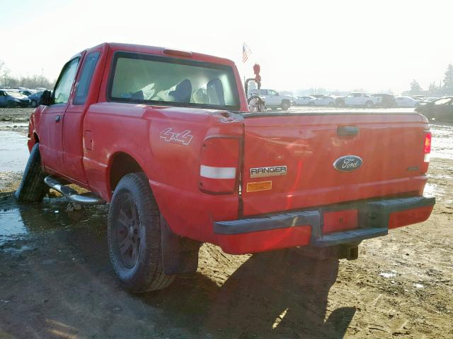 1FTZR45E26PA40198 - 2006 FORD RANGER SUP RED photo 3