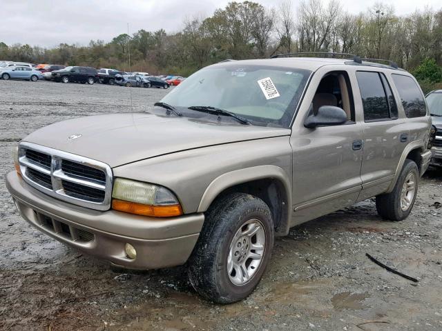 1D4HR48N33F579781 - 2003 DODGE DURANGO SL GRAY photo 2