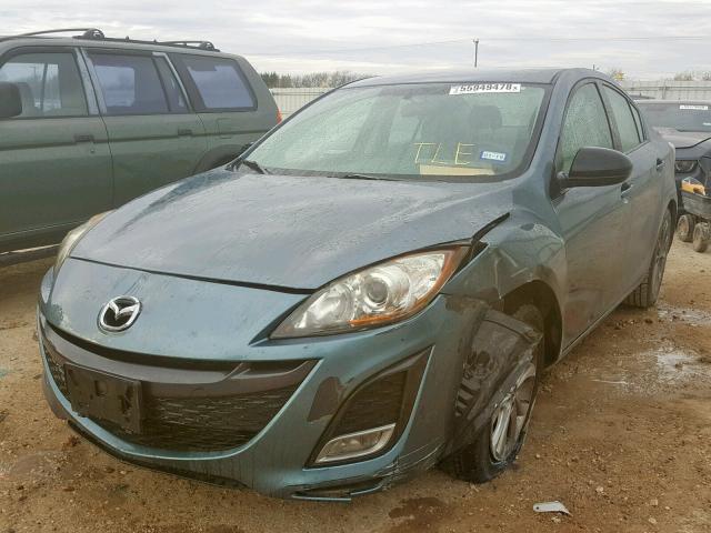 JM1BL1U52B1461256 - 2011 MAZDA 3 S TEAL photo 2