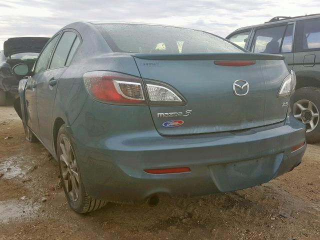 JM1BL1U52B1461256 - 2011 MAZDA 3 S TEAL photo 3