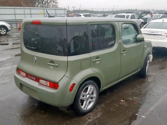 JN8AZ28R29T128099 - 2009 NISSAN CUBE BASE GREEN photo 4