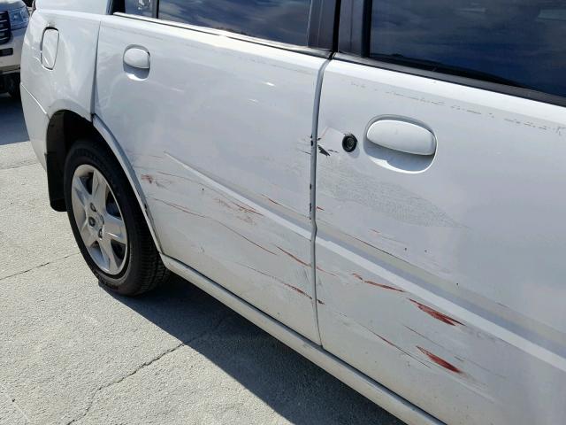 1G8AJ58F26Z140816 - 2006 SATURN ION LEVEL WHITE photo 9