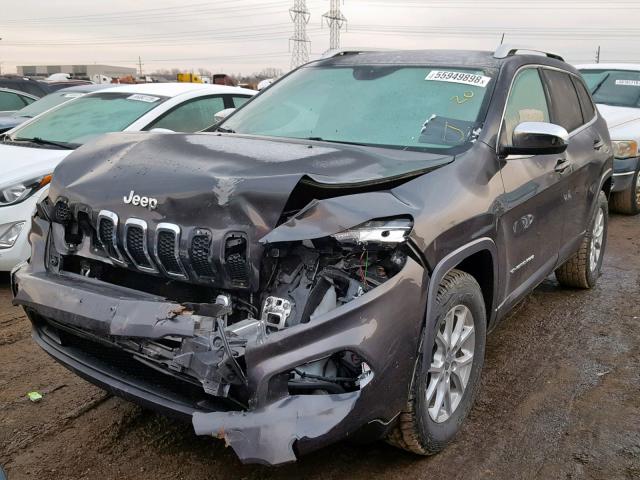 1C4PJMCB6FW587391 - 2015 JEEP CHEROKEE L GRAY photo 2