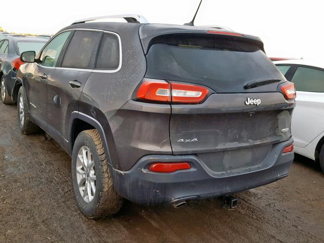 1C4PJMCB6FW587391 - 2015 JEEP CHEROKEE L GRAY photo 3