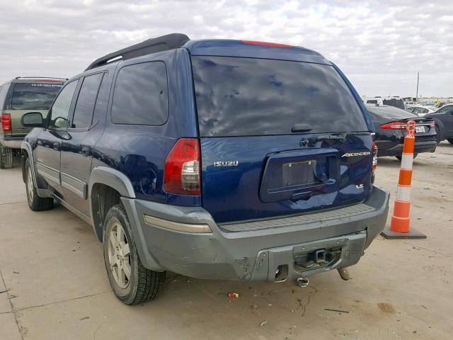 4NUES16S446116758 - 2004 ISUZU ASCENDER S 蓝色 照片 3