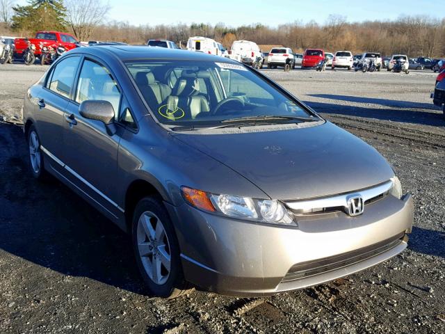 2HGFA16978H323182 - 2008 HONDA CIVIC EXL GRAY photo 1