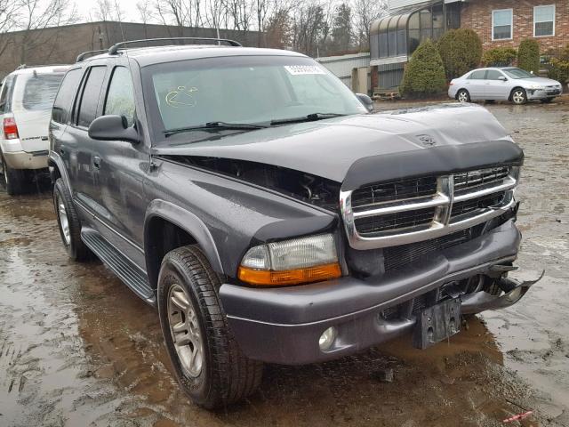 1B4HS48N02F108698 - 2002 DODGE DURANGO SL GRAY photo 1