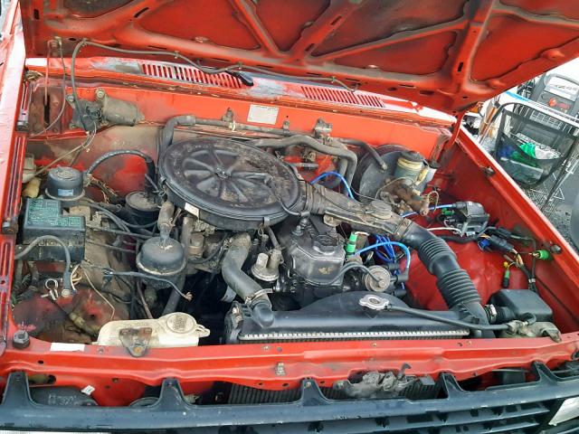 JT4RN50RXG0212869 - 1986 TOYOTA PICKUP 1/2 RED photo 7