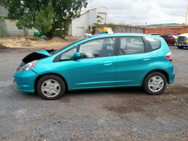 JHMGE8H39DC009344 - 2013 HONDA FIT TEAL photo 9