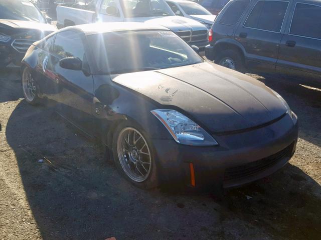 JN1AZ34D83T106310 - 2003 NISSAN 350Z COUPE BLACK photo 1