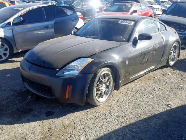 JN1AZ34D83T106310 - 2003 NISSAN 350Z COUPE BLACK photo 2