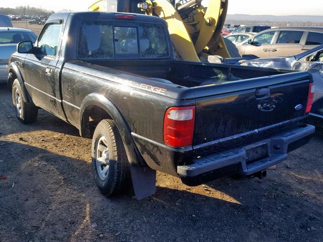 1FTYR10U45PA88647 - 2005 FORD RANGER BLACK photo 3