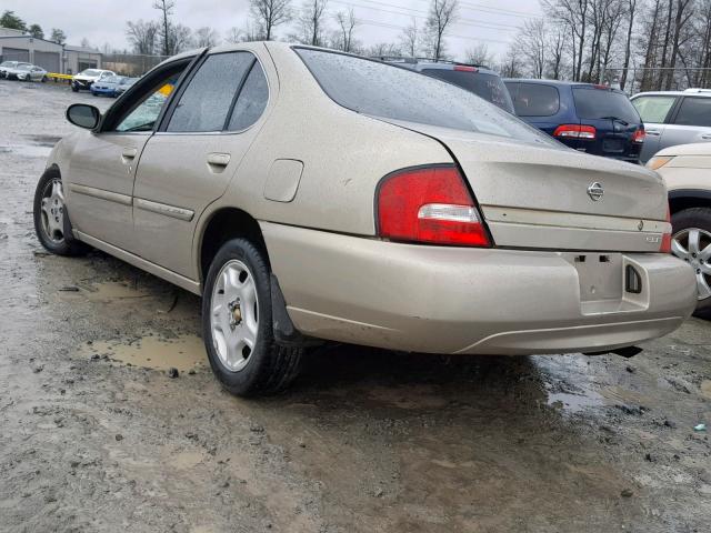 1N4DL01A71C128273 - 2001 NISSAN ALTIMA GXE GOLD photo 3