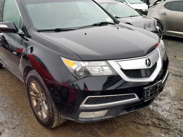 2HNYD2H74AH520293 - 2010 ACURA MDX ADVANC BLACK photo 9