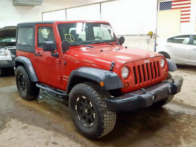 1J4AA2D18BL521656 - 2011 JEEP WRANGLER S RED photo 1