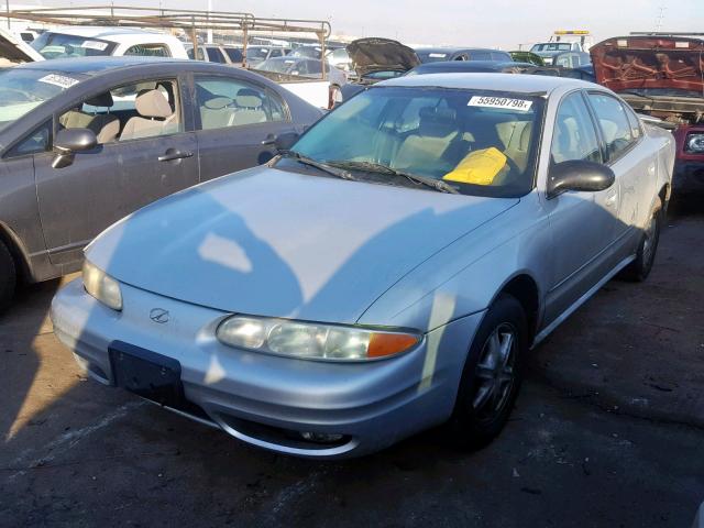 1G3NL52F73C248373 - 2003 OLDSMOBILE ALERO GL SILVER photo 2