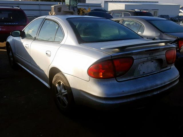 1G3NL52F73C248373 - 2003 OLDSMOBILE ALERO GL SILVER photo 3