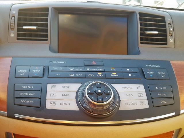 JNKAY01E26M110684 - 2006 INFINITI M35 BASE BLACK photo 9