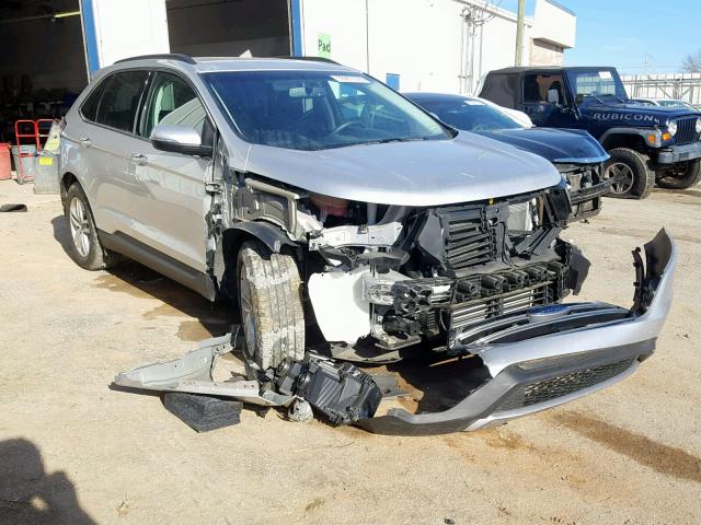 2FMTK3J9XFBB94674 - 2015 FORD EDGE SEL SILVER photo 1